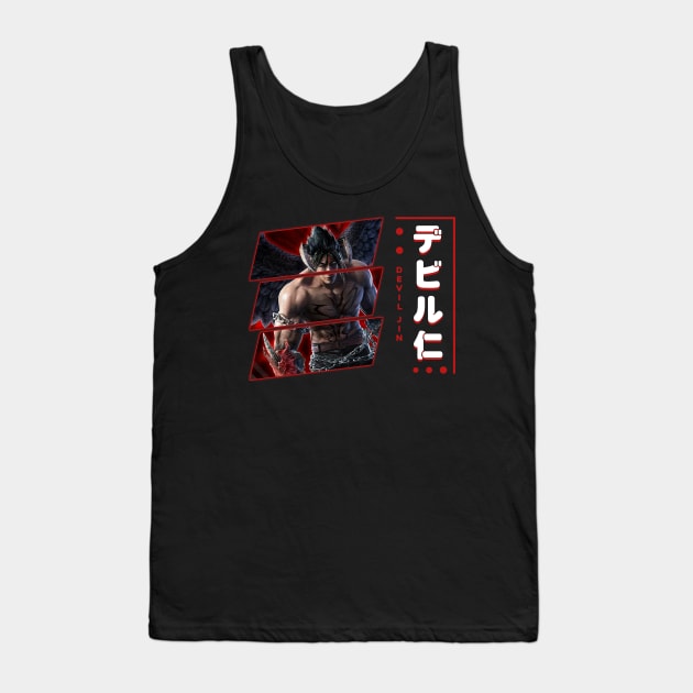 DEVIL JIN TEKKEN - Streetwear Style Tank Top by Skywiz